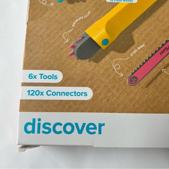 Makedo Discover 126 Piece Cardboard Construction Tool kit STEM Learning - Picture 8 of 13